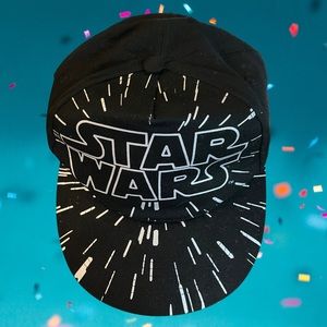 STAR WARS YOUTH BASEBALL HAT SNAPBACK BLACK AND GRAY